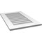 Ekena Millwork Vertical Surface Mount PVC Gable Vent: Non-Functional, w/ 3-1/2"W x 1"P Standard Frame, 20"W x 32"H GVPVE20X3201SN - alternate 4